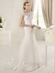 Imitated Silk And Lace Jewel Neckline Mermaid 2013 Wedding Dresses