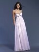 A-line One Shoulder Chiffon Floor-length Sleeveless Beading Prom Dresses