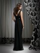 A-line V-neck Gray Belt Chiffon Sleeveless Floor-length Dress
