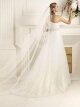 Tulle And Lace Beaded One Shoulder Strap A-line Embellished Beaded Waistline 2013 Wedding Dresses