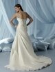 A-line Sweetheart Beads Taffeta Court Train Wedding Dress